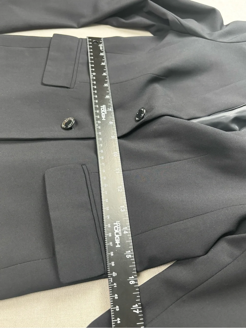 Calvin Klein Blazer Womens 8P Blue Petite Jacket Stretch Lined Workwear